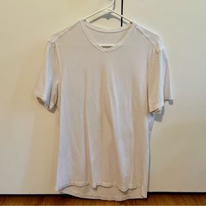 Lululemon V-Neck T-Shirt Medium White